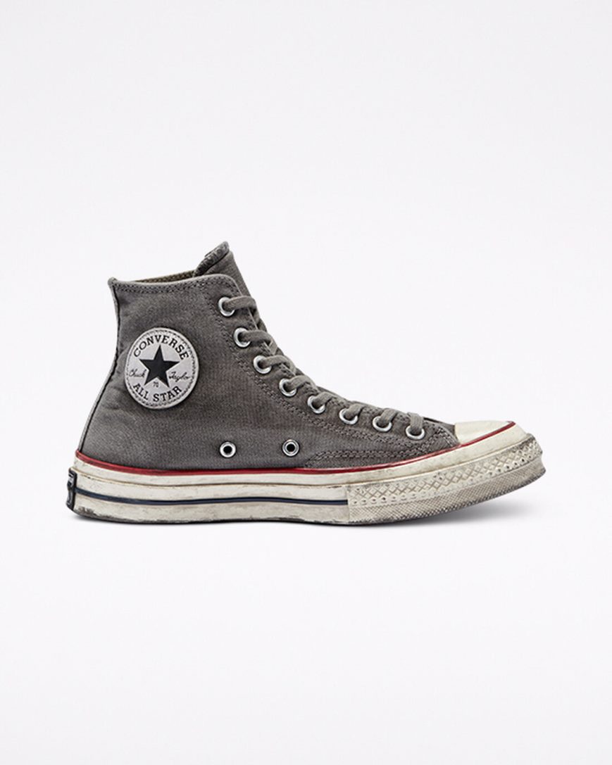 Dámské Boty Vysoké Converse Chuck 70 Smoked Platene Bílé | CZ HMXR73